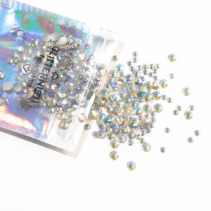 Mini Face gems kasvotimantit värissä iridescent.