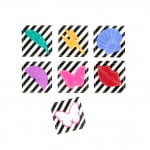 glittertatuointi kuvio sapluunoita.