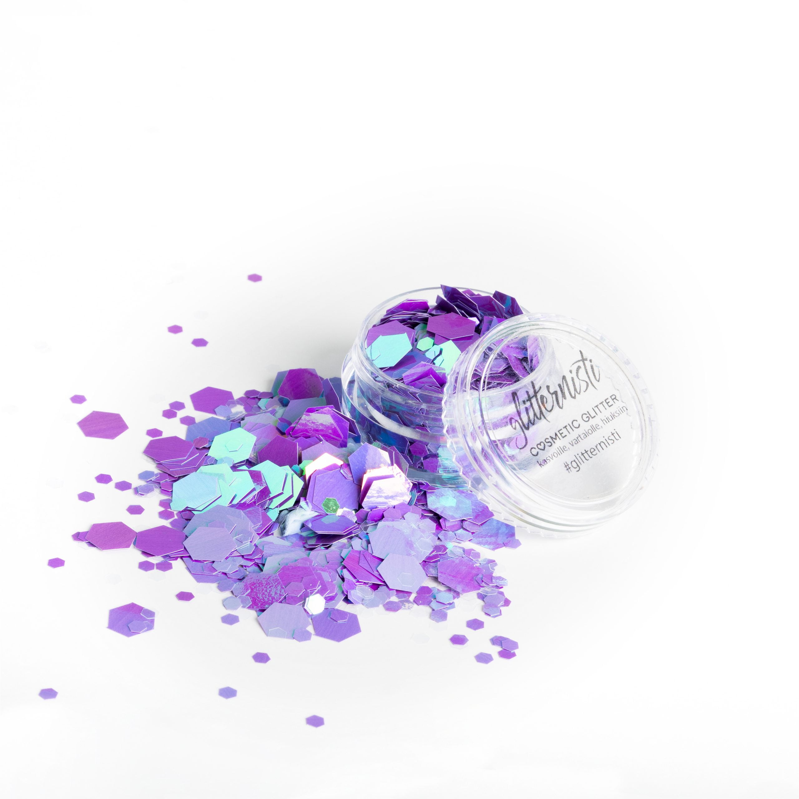 lilac purple cosmetic glitter