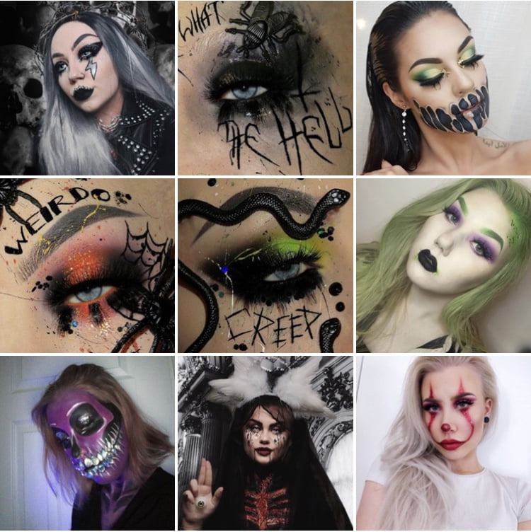 Few of last year's Halloween makeup competition partcipants!