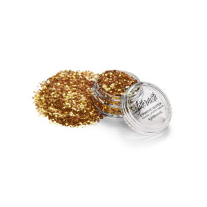 Gold Flake glitter on tarkoitettu kosmeettiseen käyttöön.