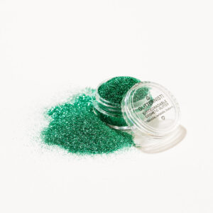 Fine Green on kirkkaan vihreä hienojakoinen kosmetiikkaglitter.