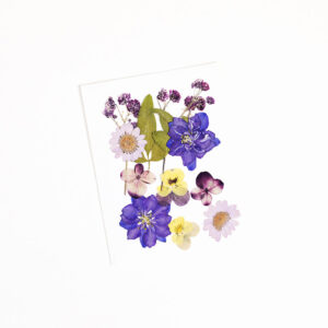 Face Flowers in purple.