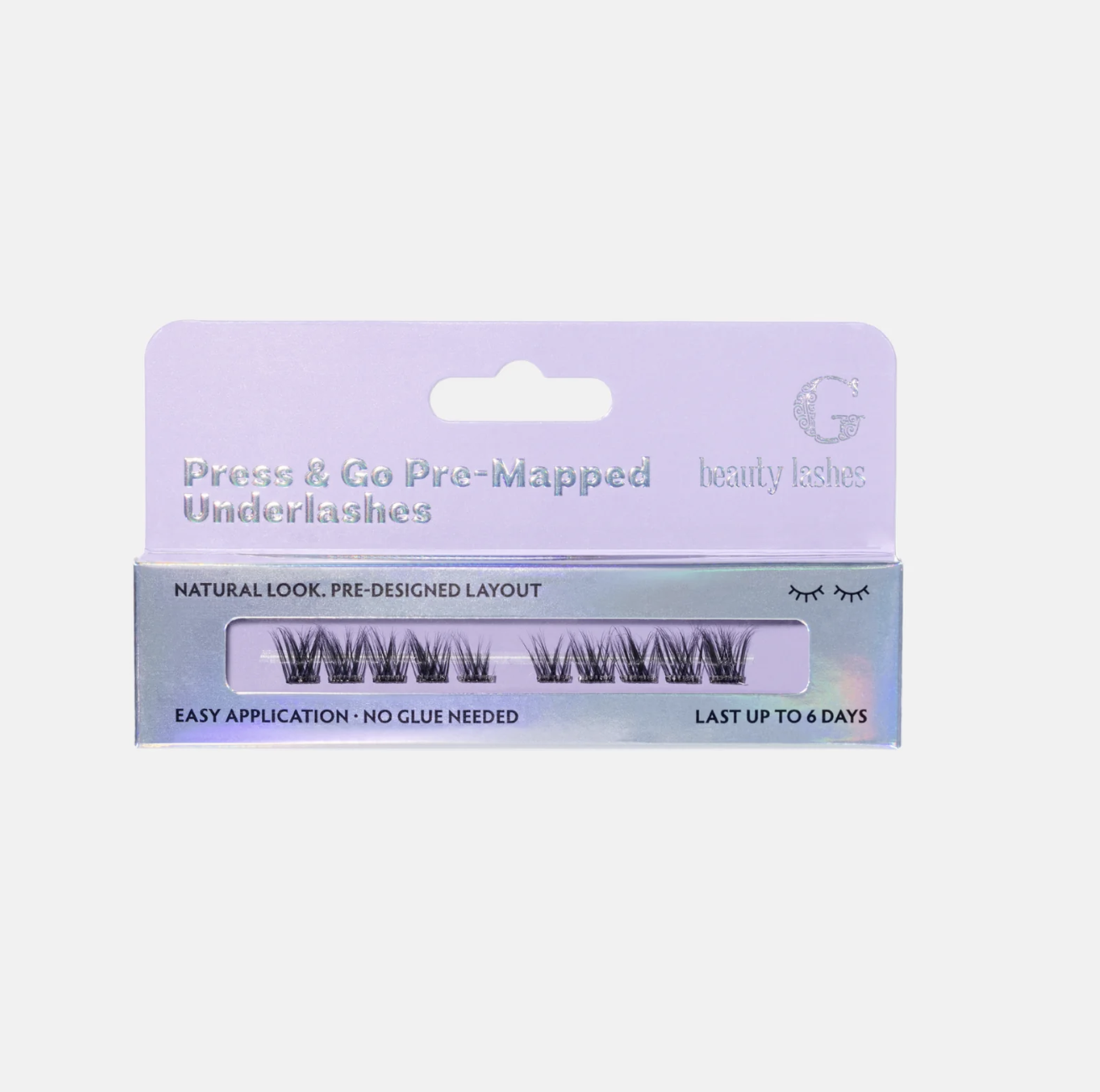 Pre Mapped Underlashes Blush ripset kiinnitetään omien ripsien alle.