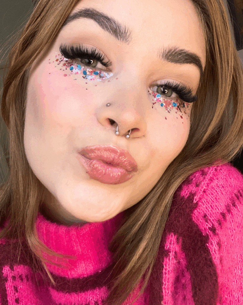 Glitternisti biohajoava kosmettinen glitter.