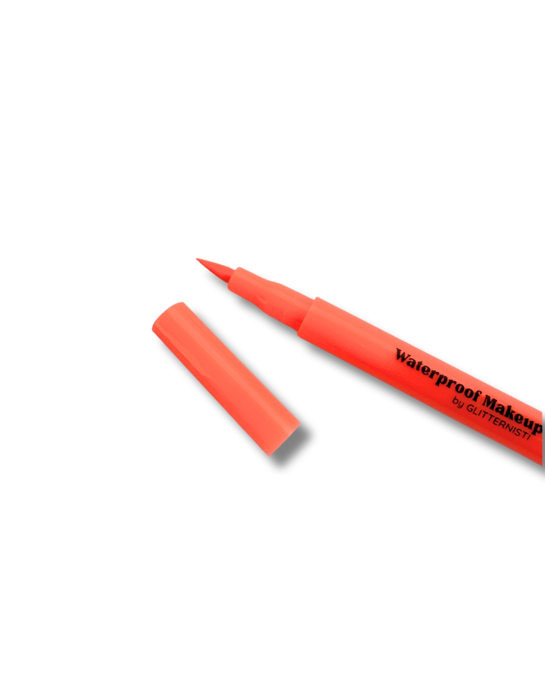 Uv Neon eyeliner värissä oranssi.