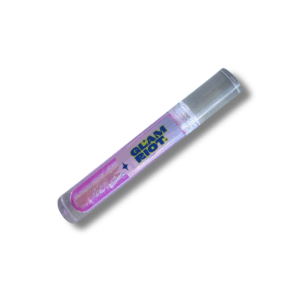 Glam Riot glitterhuulikiilto sävyssä pinkki.