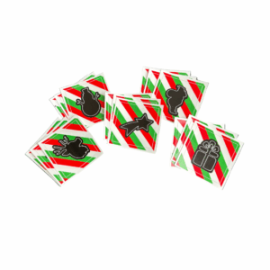 Joulu glittertatuointi setti