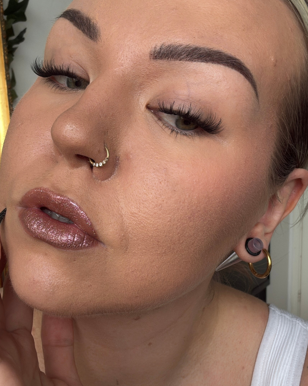 ROSE GOLD VANDAL glitter lip gloss - Image 2